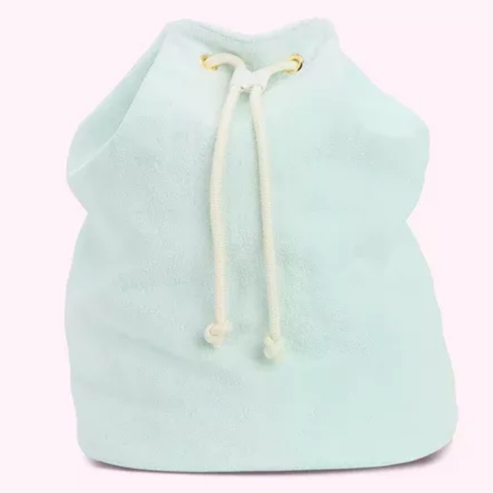 Stoney clover lane terry beach drawstring backpack endless summer nwt mermaid